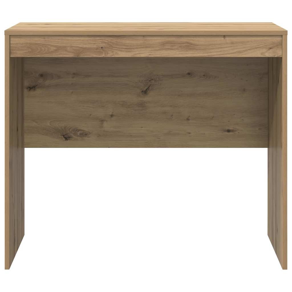 VidaXL Bureau artisanaal eikenkleurig 90 x 50 x 76 cm Bewerkt hout