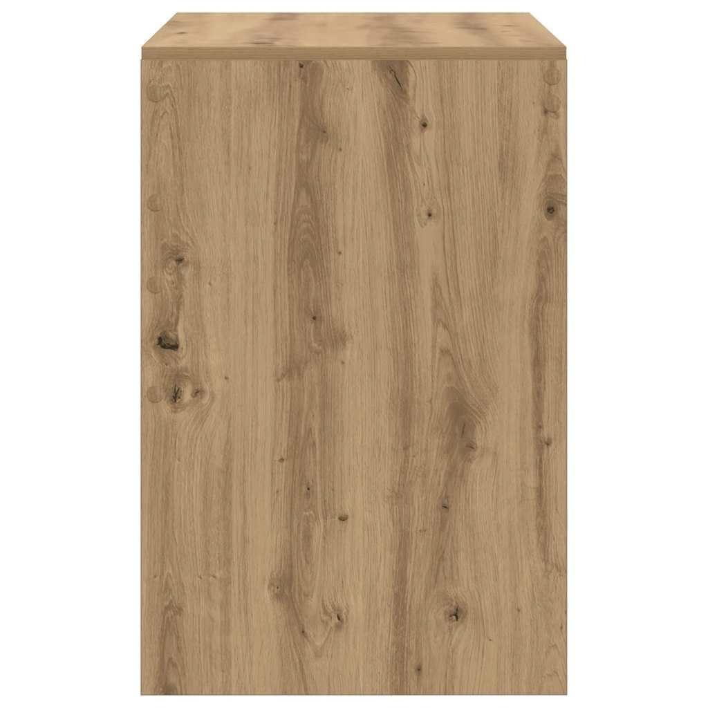 VidaXL Bureau artisanaal eikenkleurig 90 x 50 x 76 cm Bewerkt hout