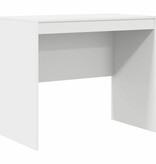 VidaXL Bureau Wit 90 x 50 x 76 cm Bewerkt hout