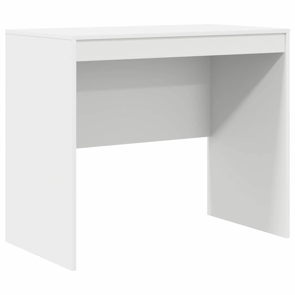 VidaXL Bureau Wit 90 x 50 x 76 cm Bewerkt hout