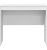 VidaXL Bureau Wit 90 x 50 x 76 cm Bewerkt hout