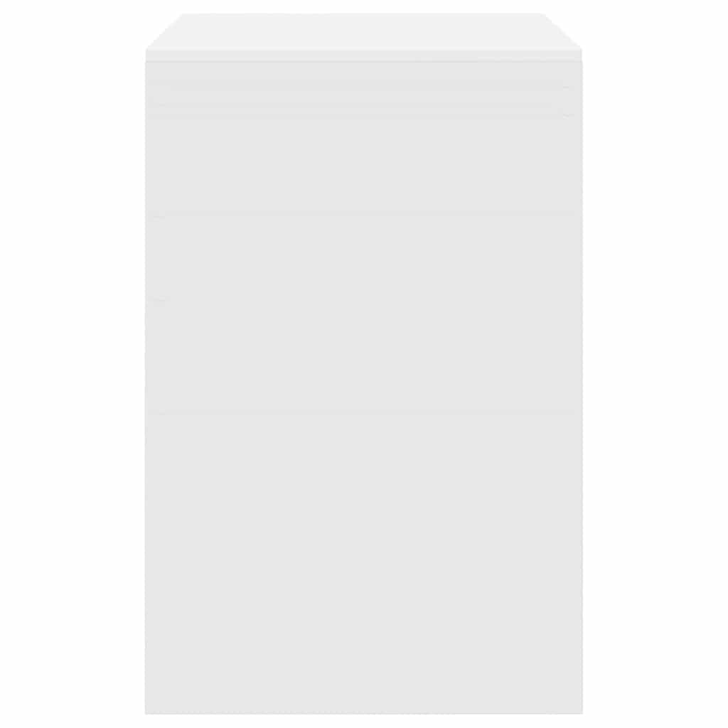 VidaXL Bureau Wit 90 x 50 x 76 cm Bewerkt hout