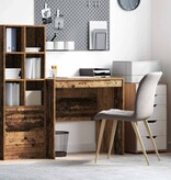 VidaXL Bureau Oud hout 80 x 50 x 76 cm Bewerkt hout