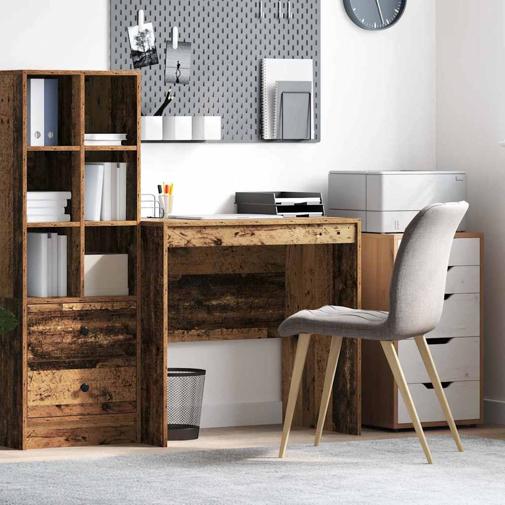 VidaXL Bureau Oud hout 80 x 50 x 76 cm Bewerkt hout