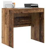 VidaXL Bureau Oud hout 80 x 50 x 76 cm Bewerkt hout