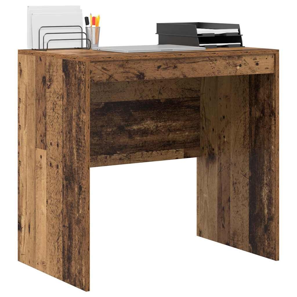 VidaXL Bureau Oud hout 80 x 50 x 76 cm Bewerkt hout