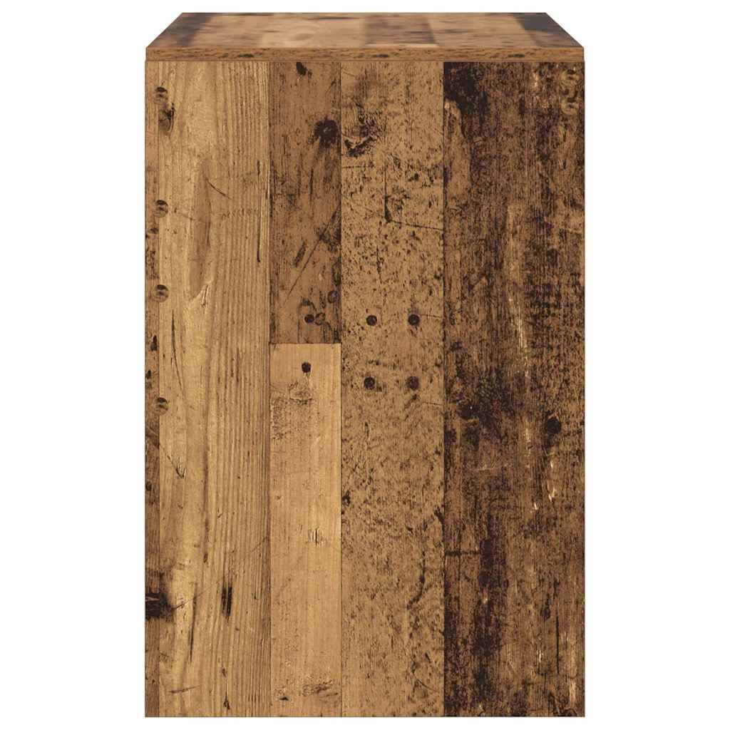 VidaXL Bureau Oud hout 80 x 50 x 76 cm Bewerkt hout
