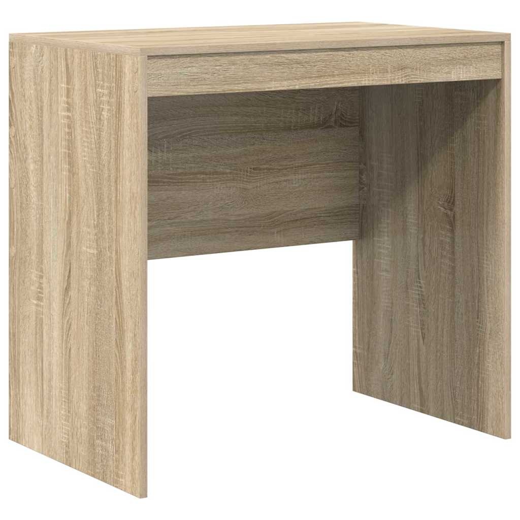 VidaXL Bureau Sonoma eiken 80 x 50 x 76 cm Bewerkt hout