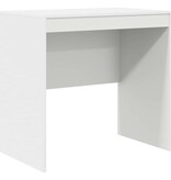VidaXL Bureau Wit 80 x 50 x 76 cm Bewerkt hout