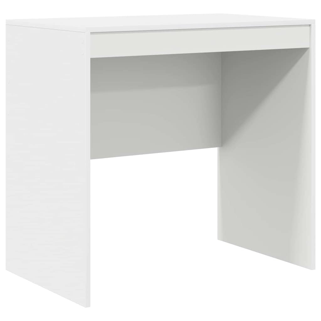 VidaXL Bureau Wit 80 x 50 x 76 cm Bewerkt hout