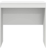 VidaXL Bureau Wit 80 x 50 x 76 cm Bewerkt hout
