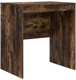 VidaXL Bureau Gerookt eiken 70 x 50 x 76 cm Bewerkt hout