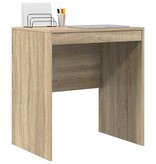 VidaXL Bureau Sonoma eiken 70 x 50 x 76 cm Bewerkt hout