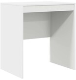 VidaXL Bureau Wit 70 x 50 x 76 cm Bewerkt hout