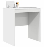 VidaXL Bureau Wit 70 x 50 x 76 cm Bewerkt hout