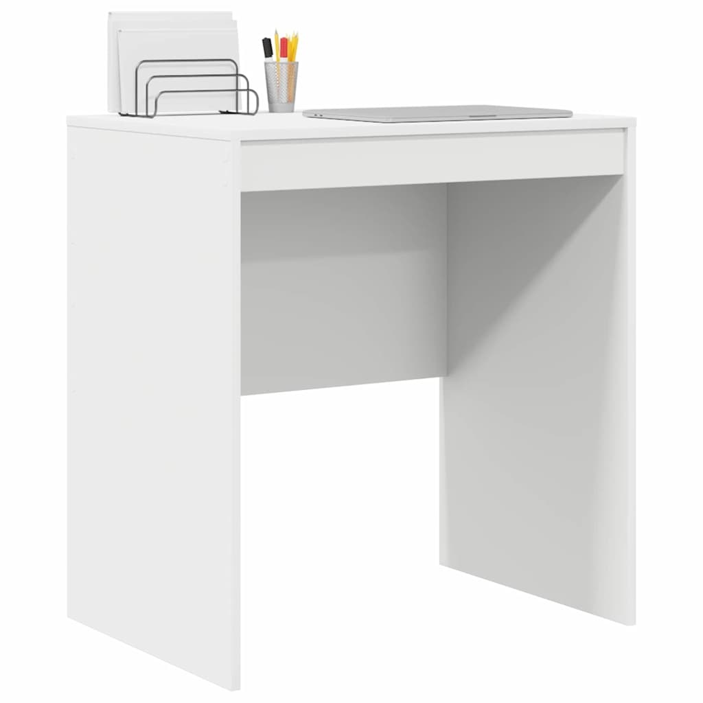VidaXL Bureau Wit 70 x 50 x 76 cm Bewerkt hout