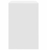 VidaXL Bureau Wit 70 x 50 x 76 cm Bewerkt hout