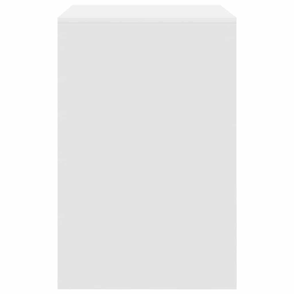 VidaXL Bureau Wit 70 x 50 x 76 cm Bewerkt hout