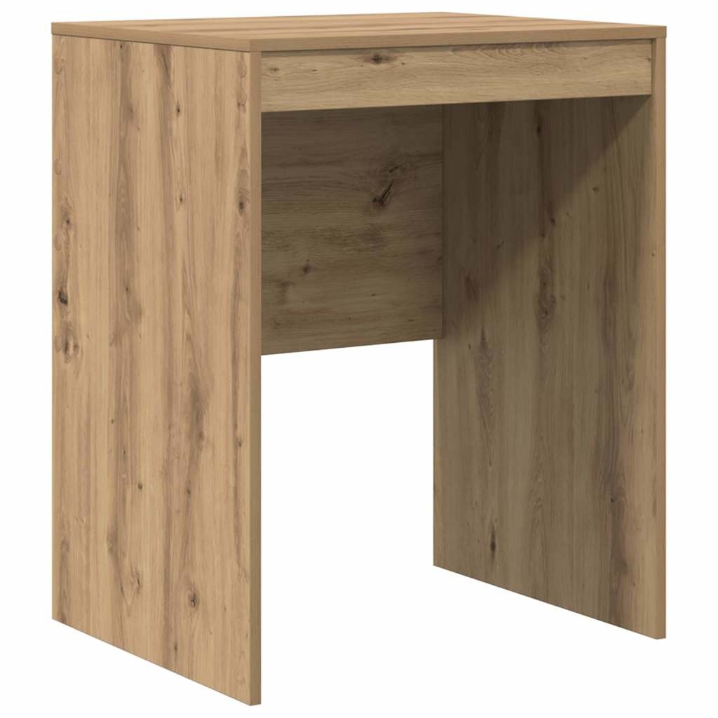 VidaXL Bureau artisanaal eikenkleurig 60 x 50 x 76 cm Bewerkt hout