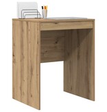 VidaXL Bureau artisanaal eikenkleurig 60 x 50 x 76 cm Bewerkt hout