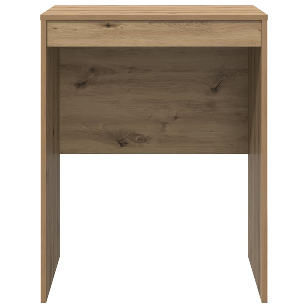 VidaXL Bureau artisanaal eikenkleurig 60 x 50 x 76 cm Bewerkt hout