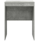 VidaXL Bureau Betongrijs 60 x 50 x 76 cm Bewerkt hout