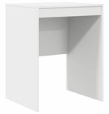 VidaXL Bureau Wit 60 x 50 x 76 cm Bewerkt hout