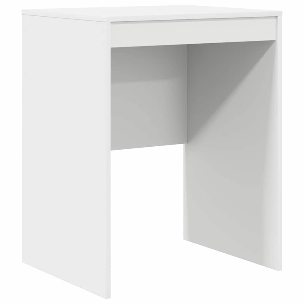 VidaXL Bureau Wit 60 x 50 x 76 cm Bewerkt hout
