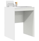 VidaXL Bureau Wit 60 x 50 x 76 cm Bewerkt hout