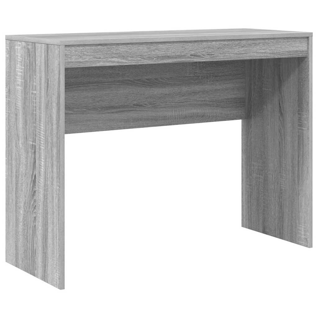 VidaXL Bureau Grijs sonoma 100 x 40 x 76 cm Bewerkt hout