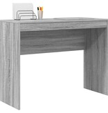 VidaXL Bureau Grijs sonoma 100 x 40 x 76 cm Bewerkt hout