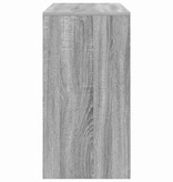 VidaXL Bureau Grijs sonoma 100 x 40 x 76 cm Bewerkt hout