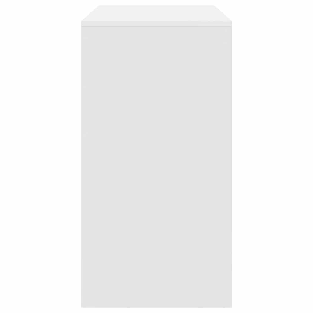 VidaXL Bureau Wit 100 x 40 x 76 cm Bewerkt hout