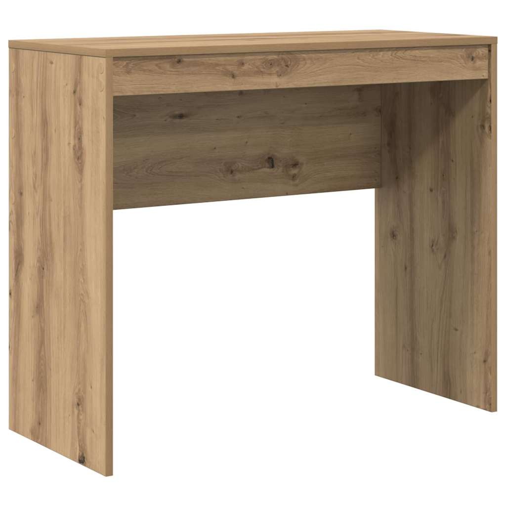 VidaXL Bureau artisanaal eikenkleurig 90 x 40 x 76 cm Bewerkt hout