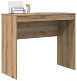 VidaXL Bureau artisanaal eikenkleurig 90 x 40 x 76 cm Bewerkt hout