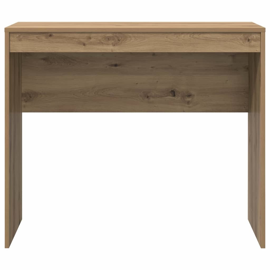 VidaXL Bureau artisanaal eikenkleurig 90 x 40 x 76 cm Bewerkt hout