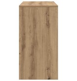 VidaXL Bureau artisanaal eikenkleurig 90 x 40 x 76 cm Bewerkt hout