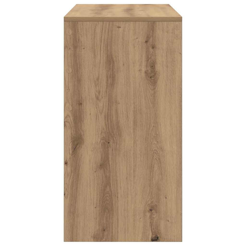 VidaXL Bureau artisanaal eikenkleurig 90 x 40 x 76 cm Bewerkt hout