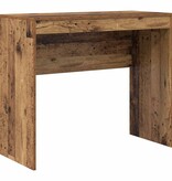 VidaXL Bureau Oud hout 90 x 40 x 76 cm Bewerkt hout