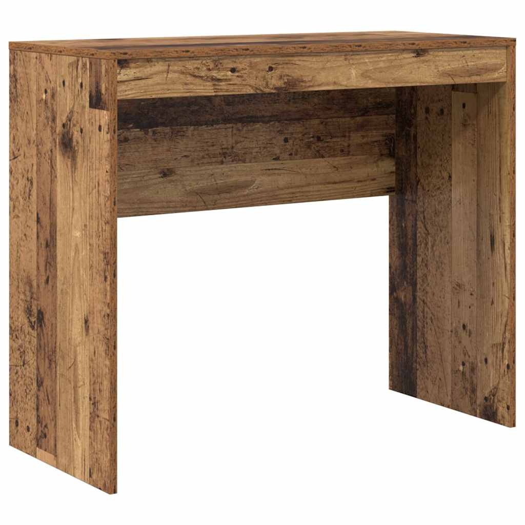 VidaXL Bureau Oud hout 90 x 40 x 76 cm Bewerkt hout