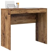 VidaXL Bureau Oud hout 90 x 40 x 76 cm Bewerkt hout
