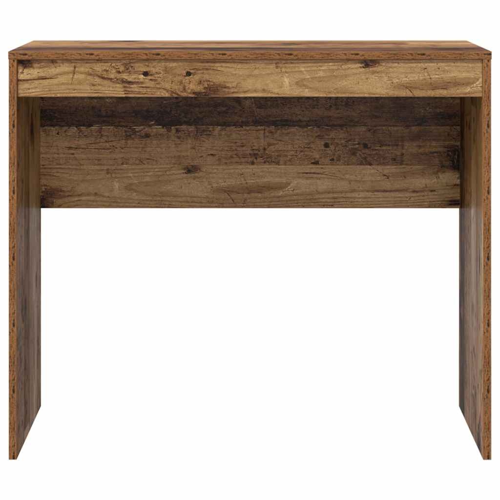 VidaXL Bureau Oud hout 90 x 40 x 76 cm Bewerkt hout