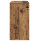 VidaXL Bureau Oud hout 90 x 40 x 76 cm Bewerkt hout