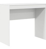 VidaXL Bureau Wit 90 x 40 x 76 cm Bewerkt hout