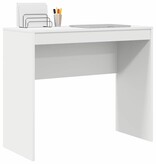 VidaXL Bureau Wit 90 x 40 x 76 cm Bewerkt hout