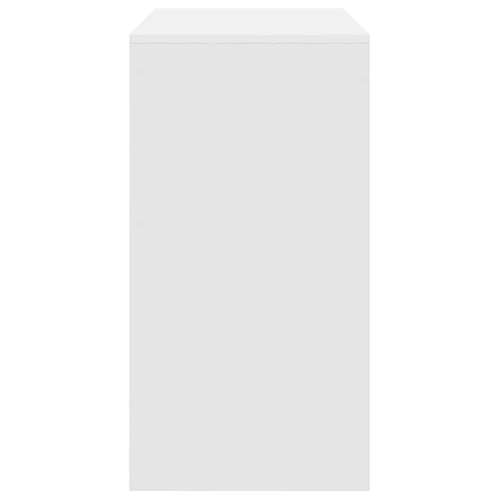 VidaXL Bureau Wit 90 x 40 x 76 cm Bewerkt hout