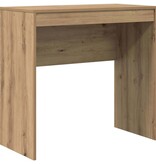 VidaXL Bureau artisanaal eikenkleurig 80 x 40 x 76 cm Bewerkt hout