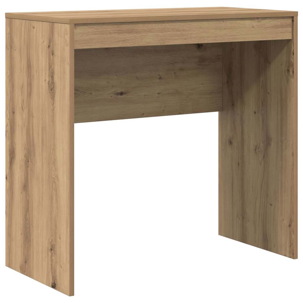 VidaXL Bureau artisanaal eikenkleurig 80 x 40 x 76 cm Bewerkt hout