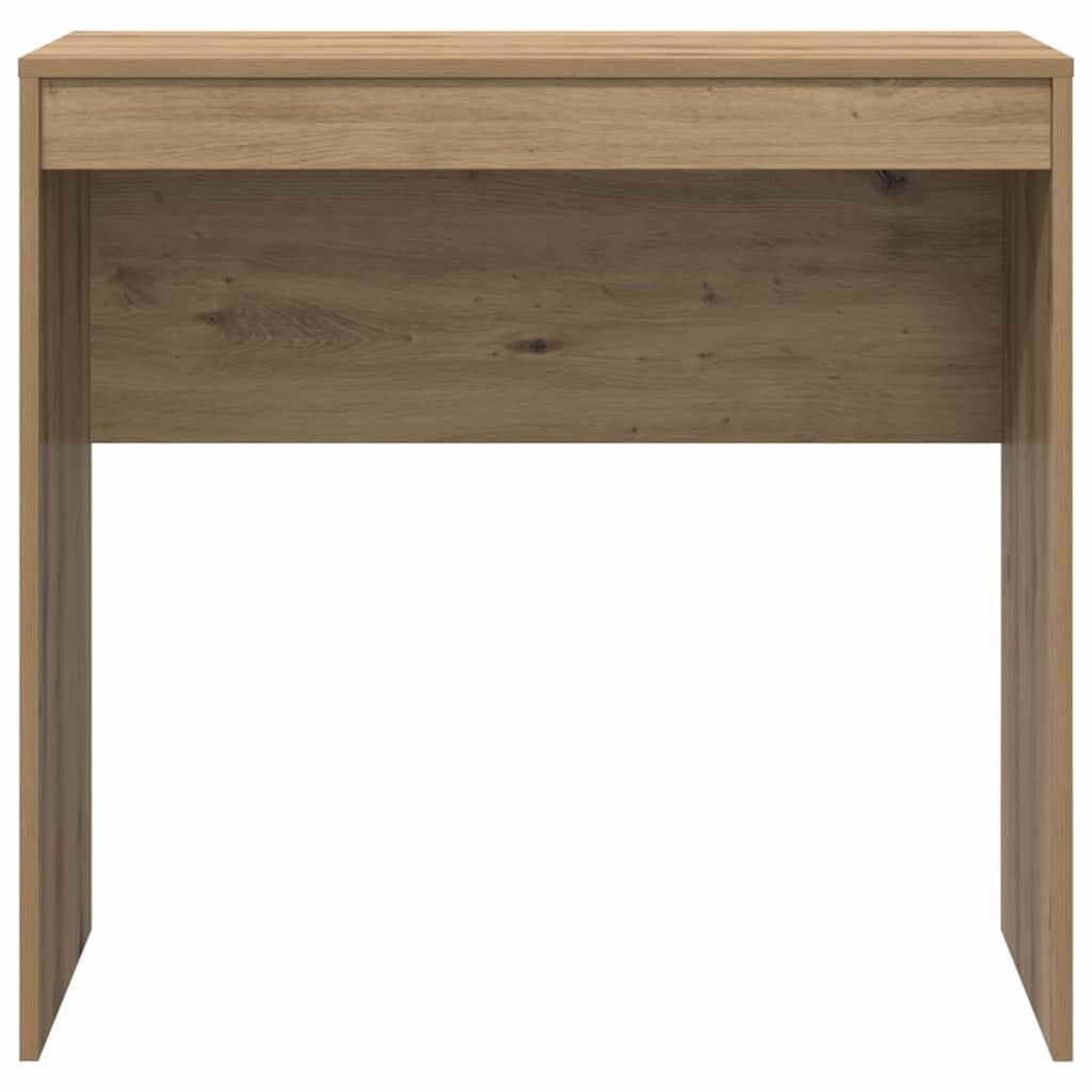 VidaXL Bureau artisanaal eikenkleurig 80 x 40 x 76 cm Bewerkt hout