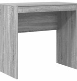 VidaXL Bureau Grijs sonoma 80 x 40 x 76 cm Bewerkt hout
